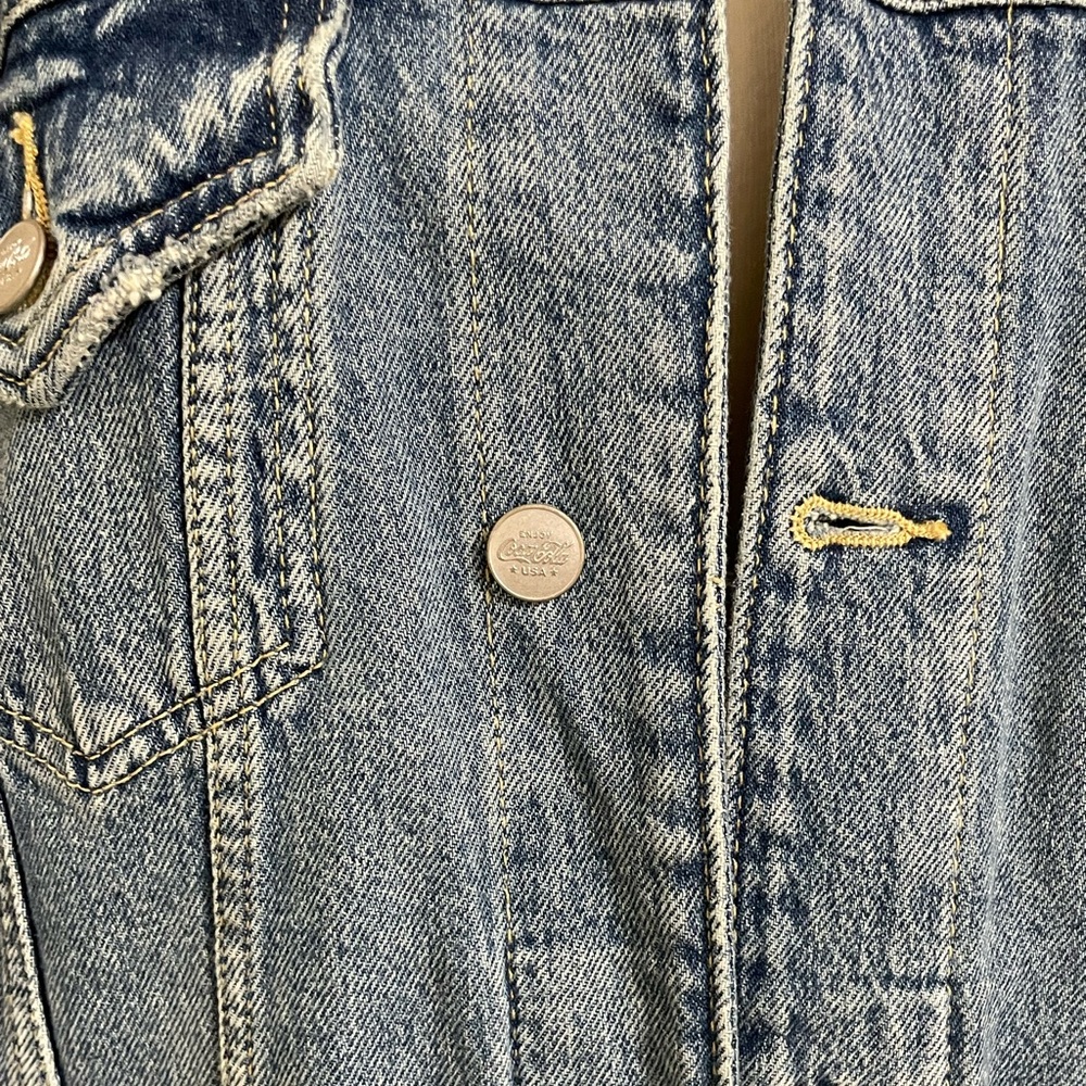 New LUCKY BRAND+Coca Cola limited edition distressed denim trucker jacket - Picture 7 of 16
